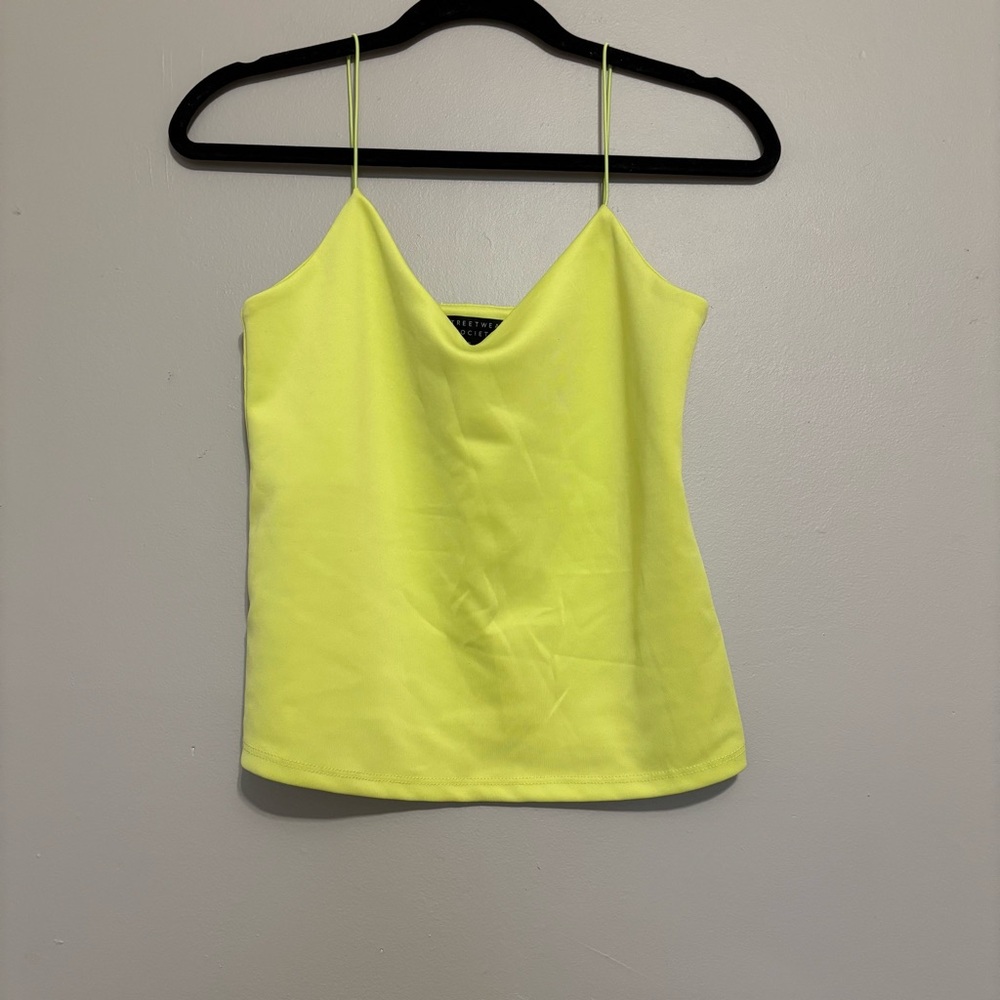 Neon Spaghetti Strap Top